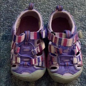 Keen Girls Sandals Purple Striped